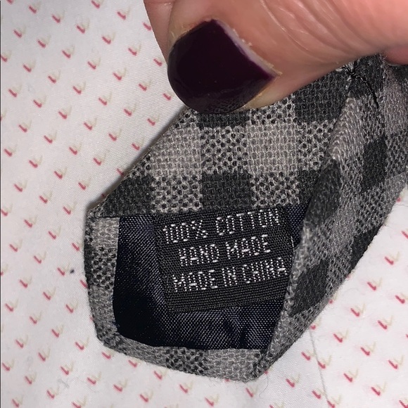 LORD OF TIES Black Grey Men’s Tie by Kisban Patel - Picture 5 of 5